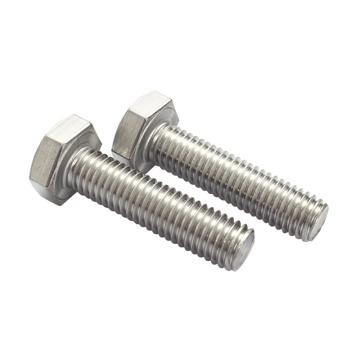 奧峰 DIN933全牙外六角螺栓，M6-1.0X30，不銹鋼316，強度A4-70